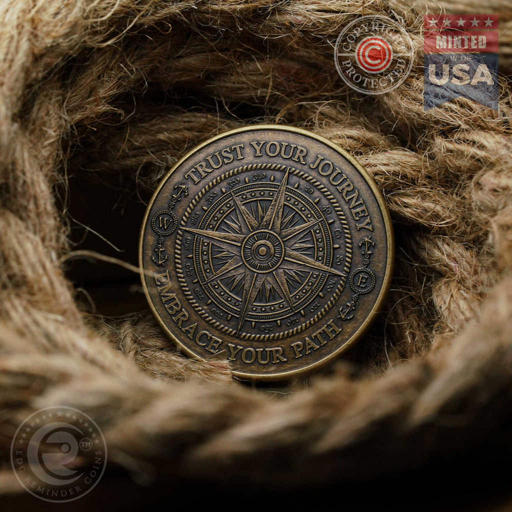 Pirate Compass Coin