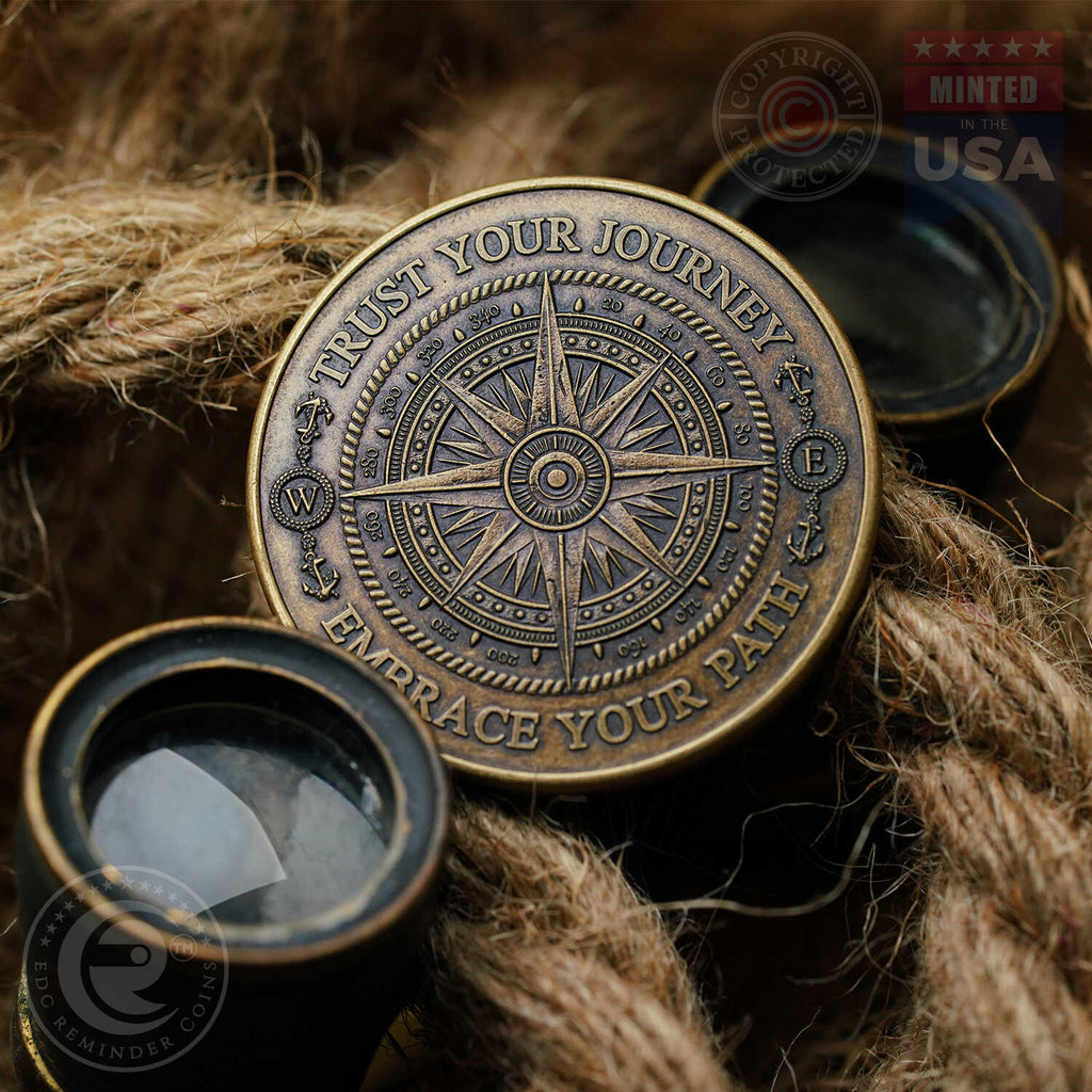 Pirate Compass Coin